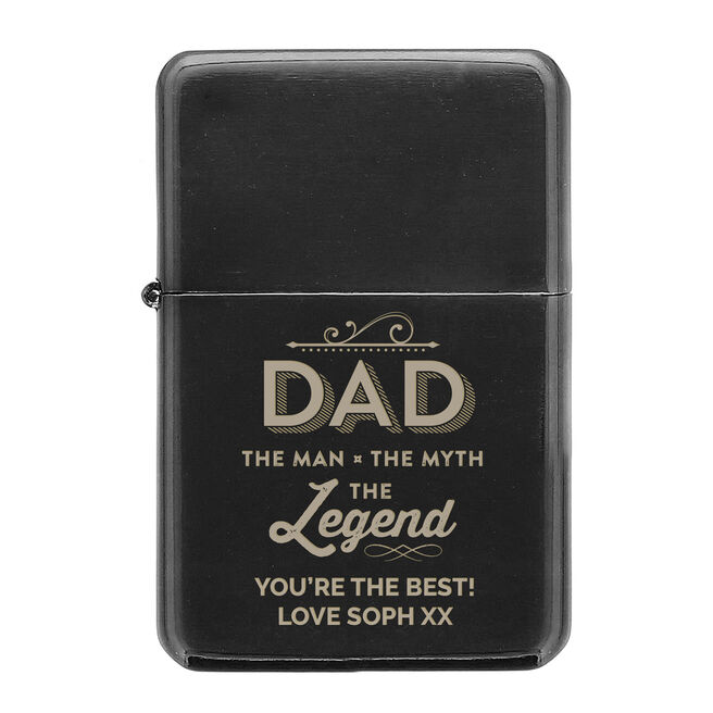 Personalised Lighter - Dad The Legend