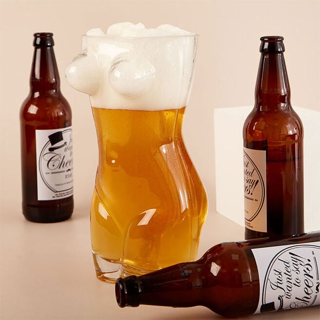 Cheeky Torso Glass & Ornament