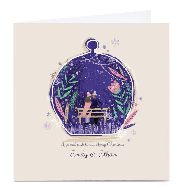 Personalised Kerry Spurling Christmas Card - Couple