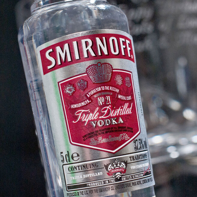 Minature Smirnoff Vodka 5cl