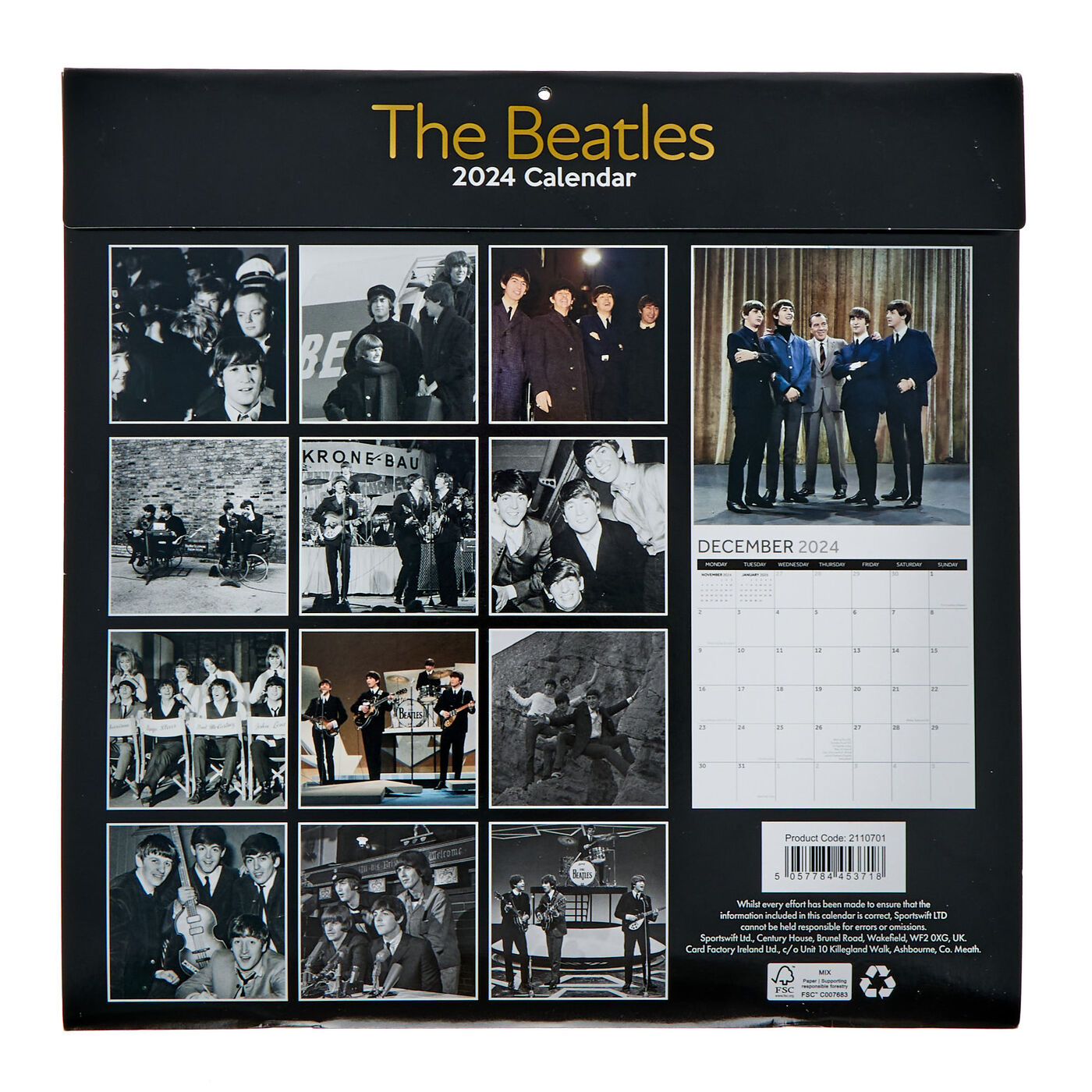 Buy The Beatles 2024 Square Calendar for GBP 3.99 Card Factory UK