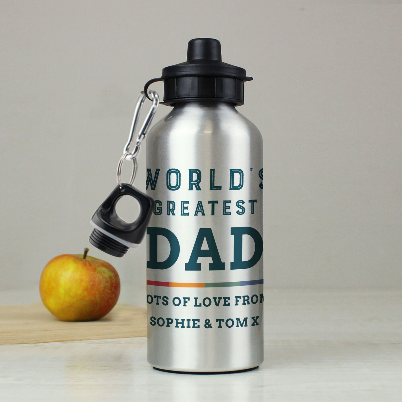 Buy Personalised World's Greatest Aluminium Water Bottle for GBP 15.29