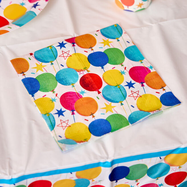 Balloons Paper Napkins - Pack of 20