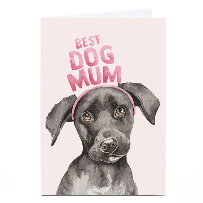Personalised Lil Wabbit Mother's Day Card - Best Dog Mum