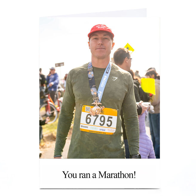 Photo Card - You Ran a Marathon