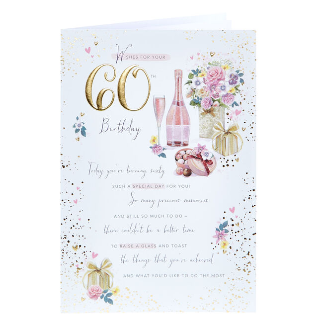 60th Birthday Card - A Special Day For You