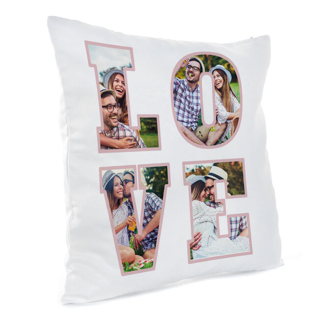 Personalised Photo Cushion - LOVE in Photos
