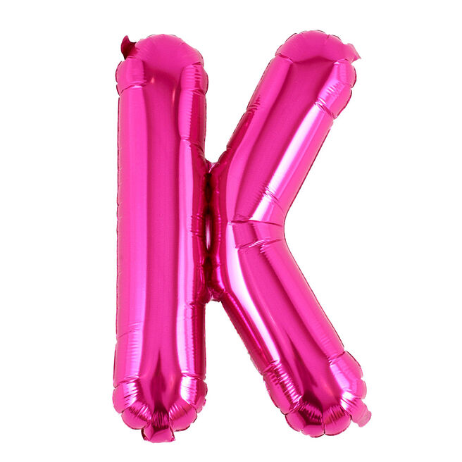 Pink Letter K Air-Inflated Balloon