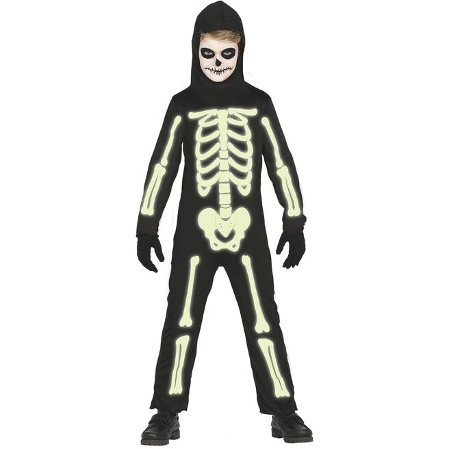 Glow in the Dark Skeleton Children's Fancy Dress Costume 