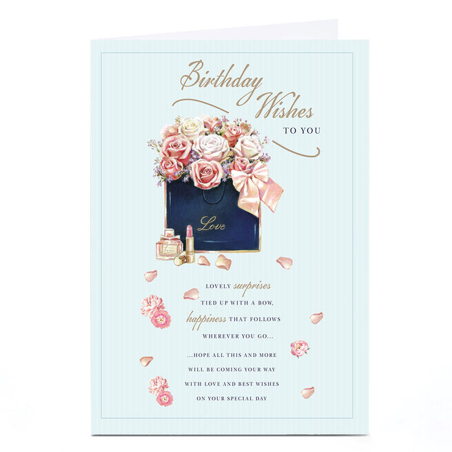 Personalised Birthday Card - Birthday Wishes To You