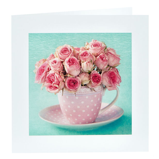 Any Occasion Card - Flowers In A Teacup