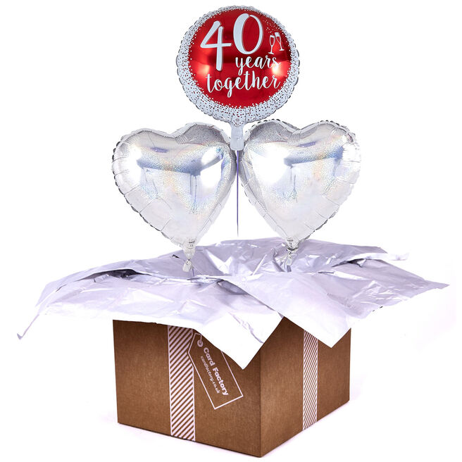 Anniversary Balloons, Happy Wedding Anniversary Balloons Delivered UK Card Factory