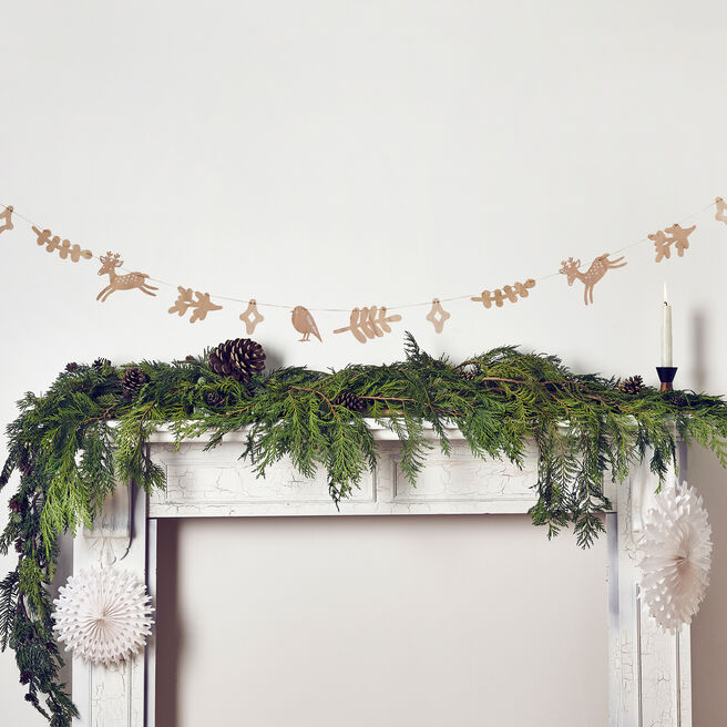Christmas Character Wooden Garland