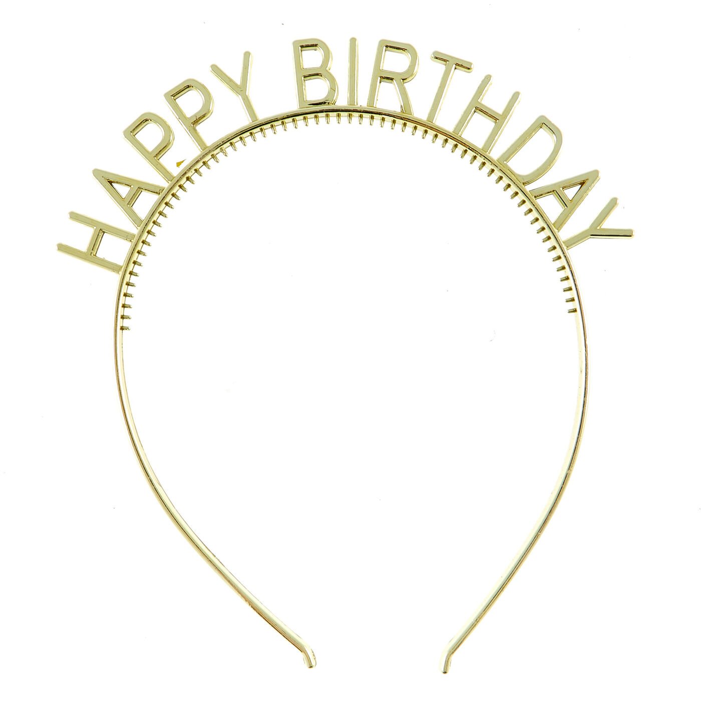 Buy Gold Plastic Happy Birthday Headband for GBP 0.99 Card Factory UK