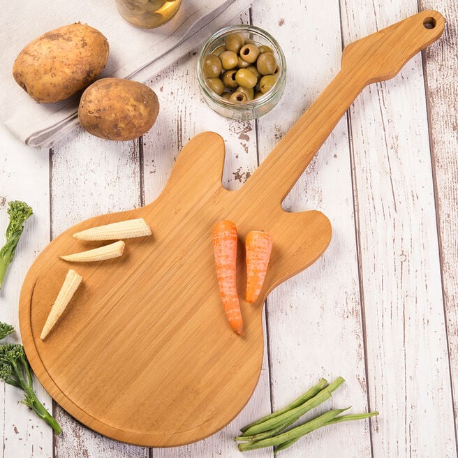 Guitar Shaped Chopping Board