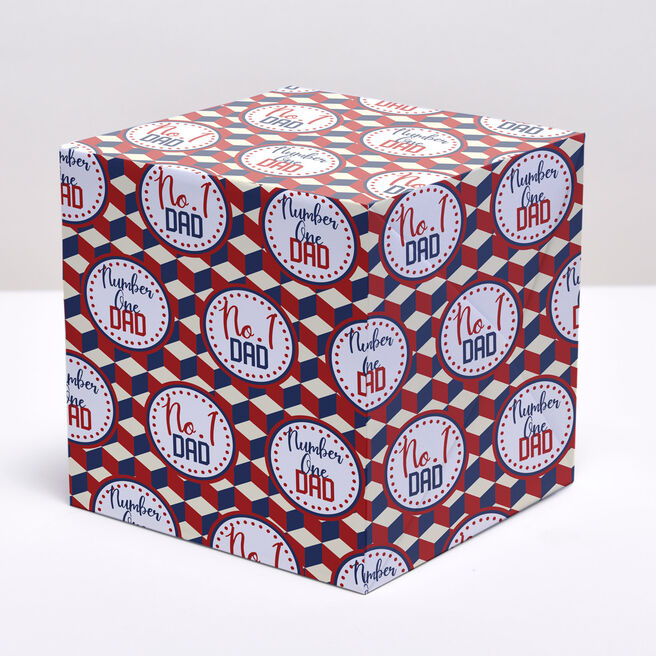 No1 Dad Wrapping Paper - One Sheet 64 x 45cm