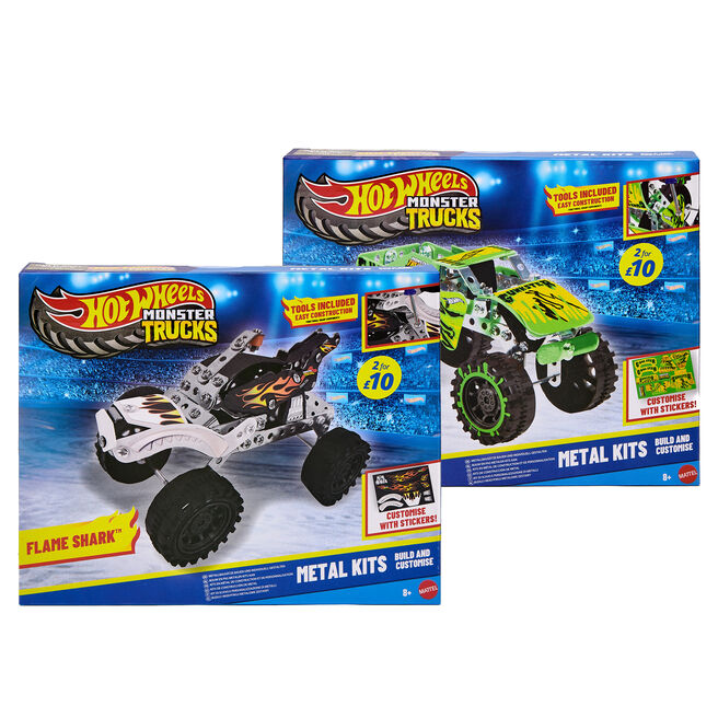 Hot Wheels Monster Truck Metal Kit (Lucky Dip)