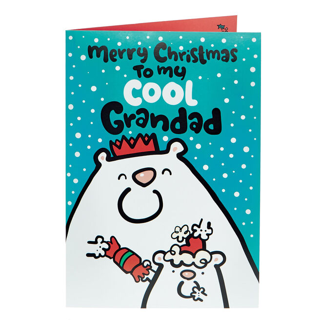 Fruitloops Christmas Card - Very Cool Grandad