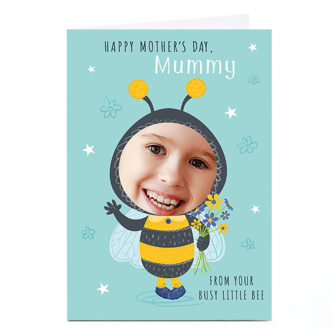 Photo Dalia Clark Mother's Day Card - Busy Little Bee, Mummy Green