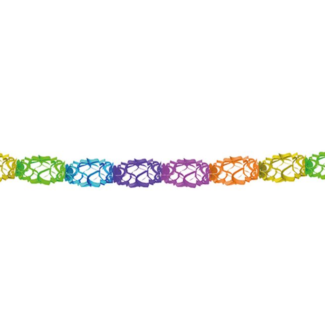 Colourful Paper Garland - 3 Metres 