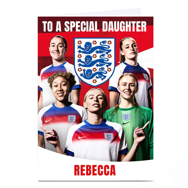 Personalised Birthday Card - Lionesses, Special Daughter