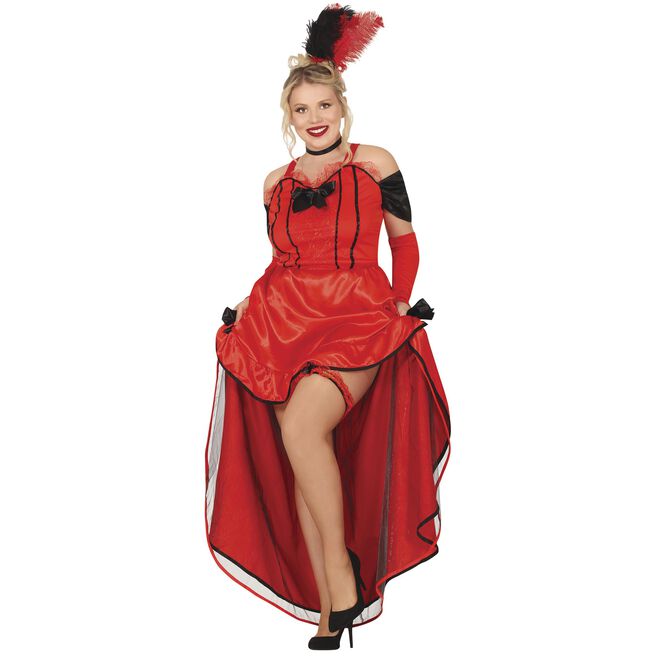 Can Can Adult Fancy Dress Costume 