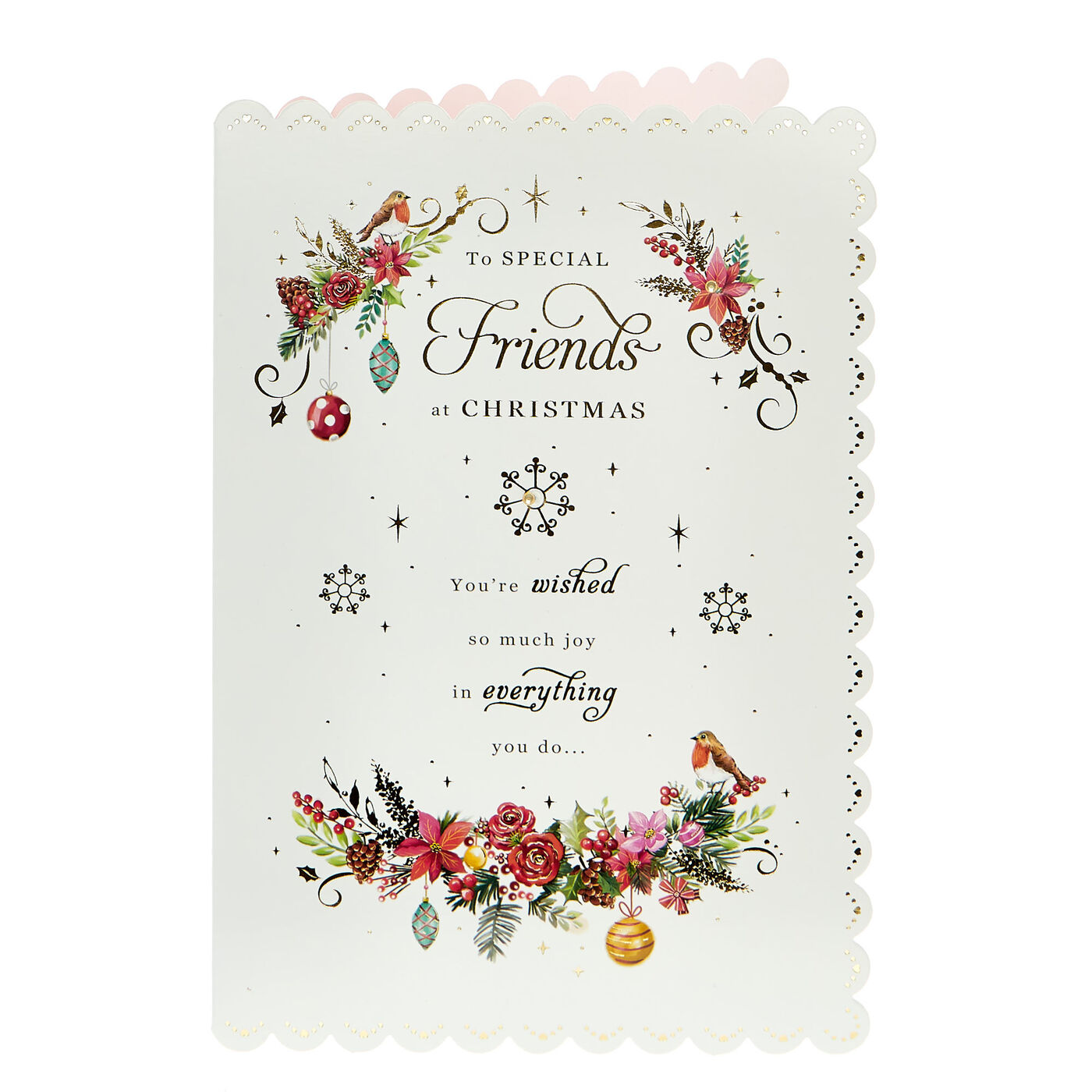 Buy Christmas Card Special Friends Scalloped Edge for GBP 1.29 Card Factory UK