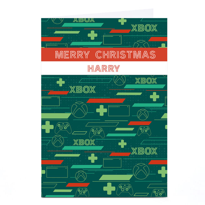 Personalised XBox Christmas Card - Merry Christmas