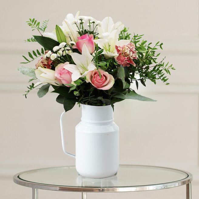 Pink Purity Flower Bouquet