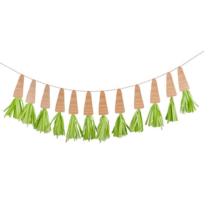 Carrot Tassel Banner 2m