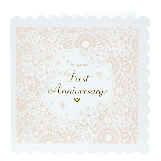 1st Anniversary Cards - First Wedding Anniversay Cards for Husband ...