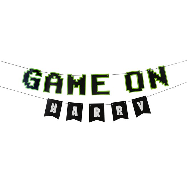 Game On Customisable Card Banner