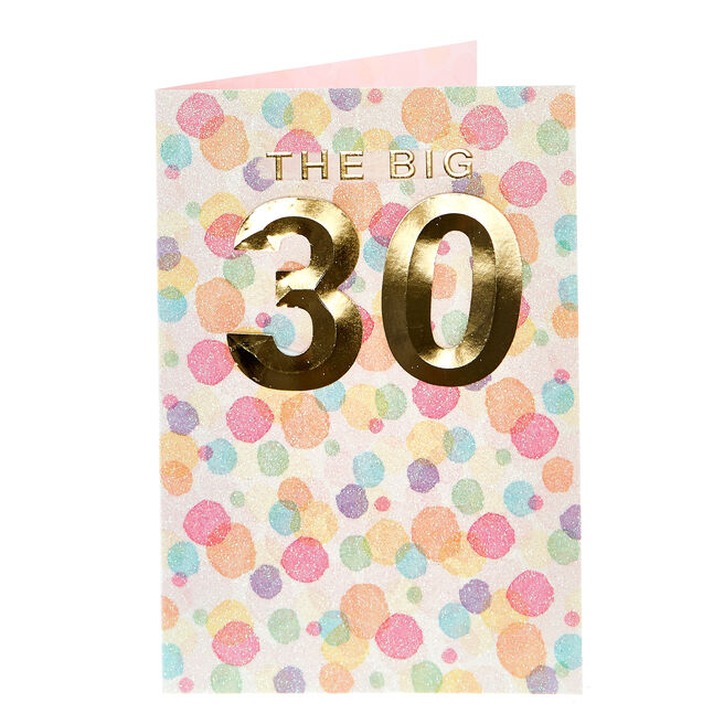 30th Birthday Card - The Big 30