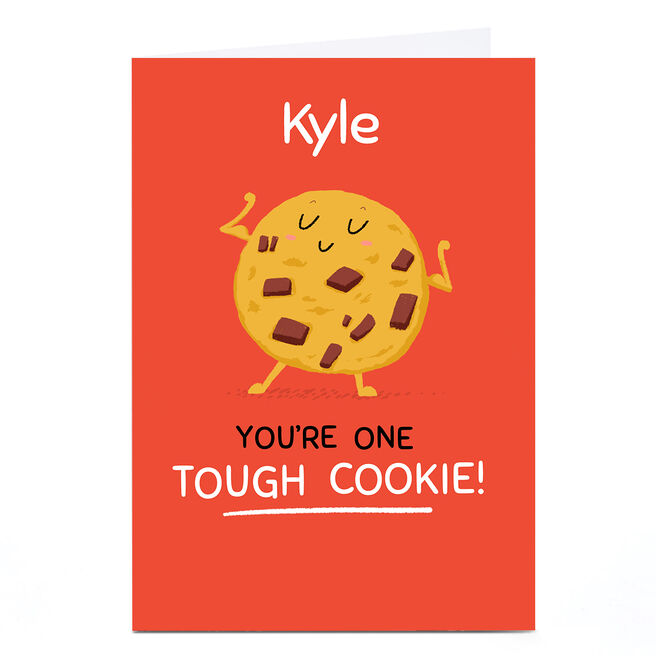 Personalised Hew Ma Card - Tough Cookie