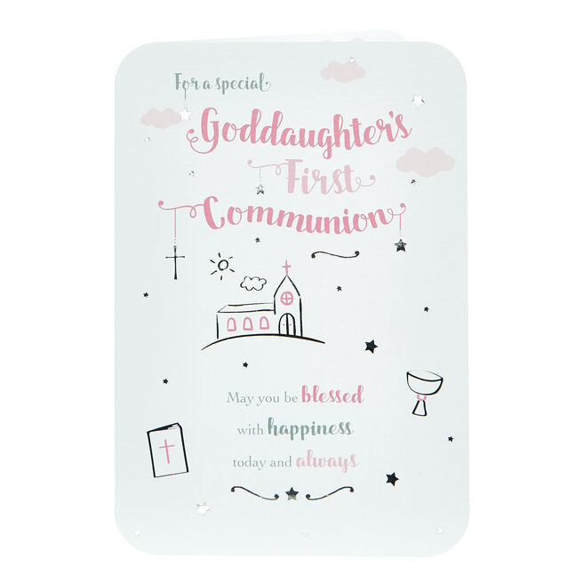 1st Communion Card - Special Goddaughter