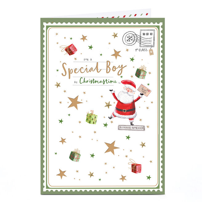 Christmas Card - Letter From Santa, For a Special Boy
