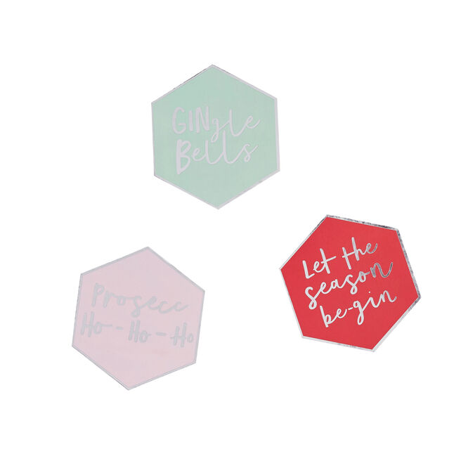 Good Cheer Coasters - Pack of 6,  Good Cheer Coasters - Pack of 6