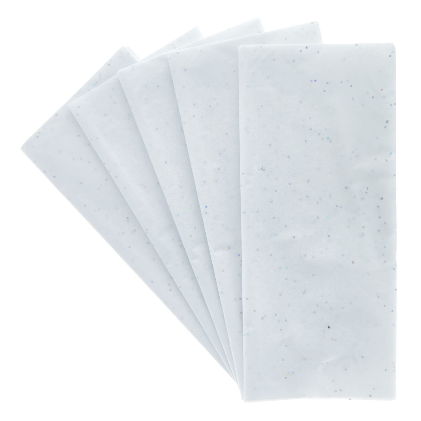 Buy White Glitter Tissue Paper 6 Sheets for GBP 1.99 Card Factory UK