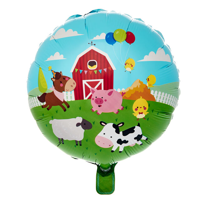 Farmyard 18-Inch Foil Helium Balloon