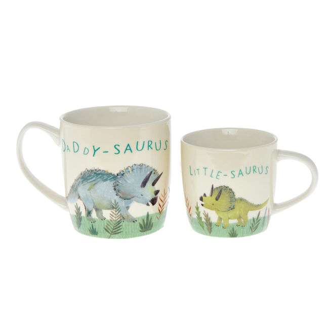 Daddy & Me Dinosaur Mugs - Set of 2