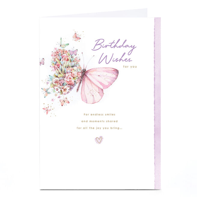 Birthday Card - Butterfly Birthday Wishes For You 
