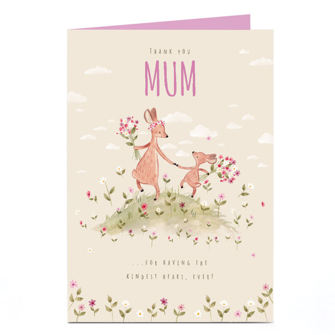 Personalised Mother's Day Card - Kindest Heart, Ever!