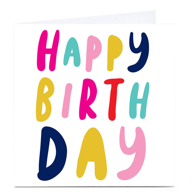 Personalised Hello Munki Card - Happy Birthday 