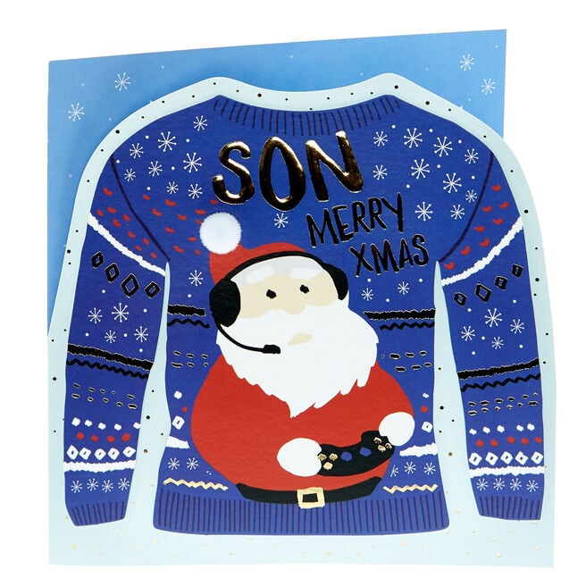 Christmas Card - Son Christmas Jumper