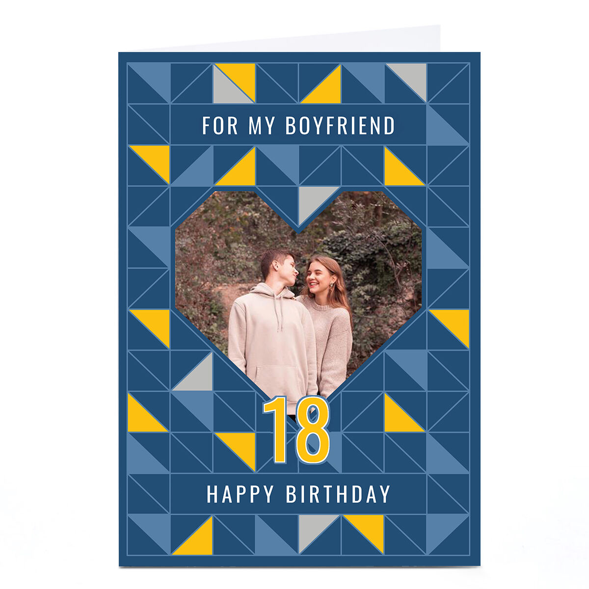 Boyfriend 18th birthday sales card