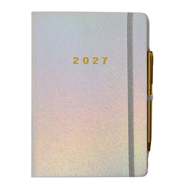  Metallic A5 2027 Diary & Pen
