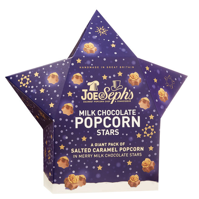 Joe & Seph's Milk Chocolate Popcorn Stars Gift Box 