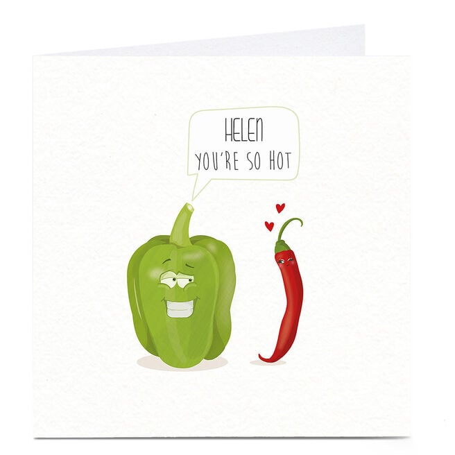Personalised Card - You're So Hot
