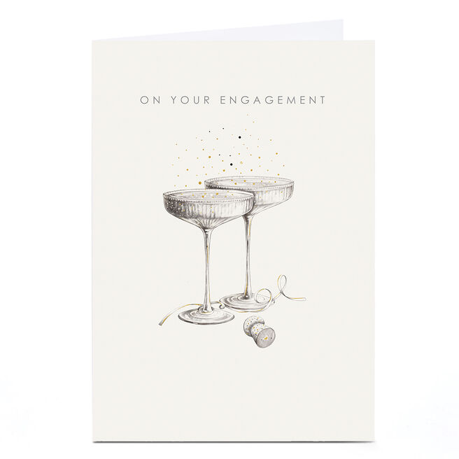 Personalised Engagement Card - Classic Cocktails