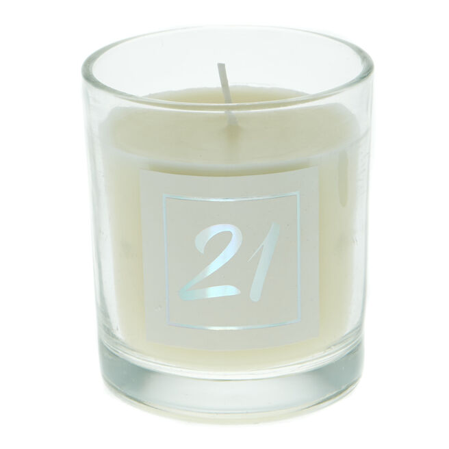 21st Birthday Vanilla Scented Candle